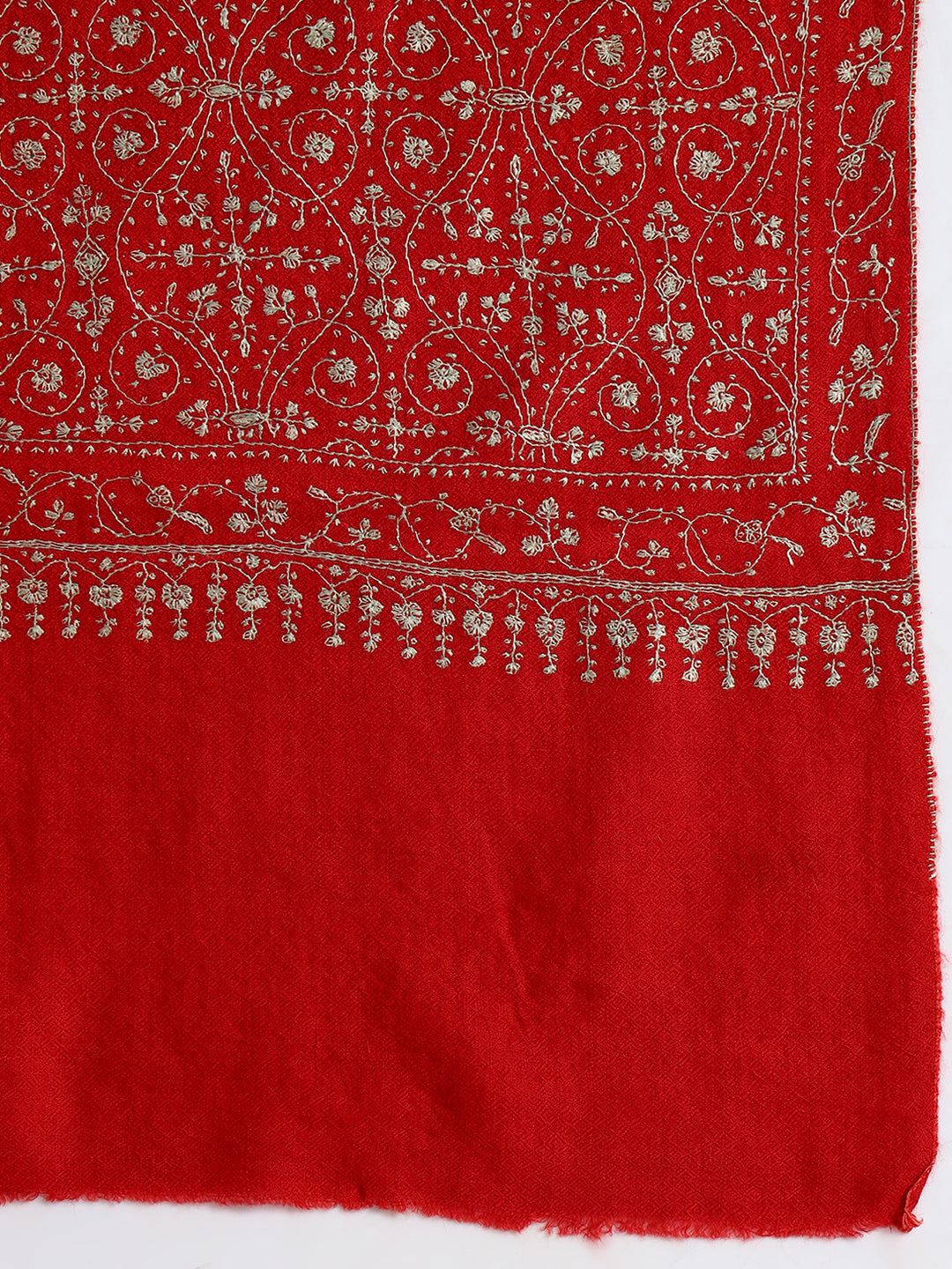 Handcrafted Pashmina Sozni Jaal Stole