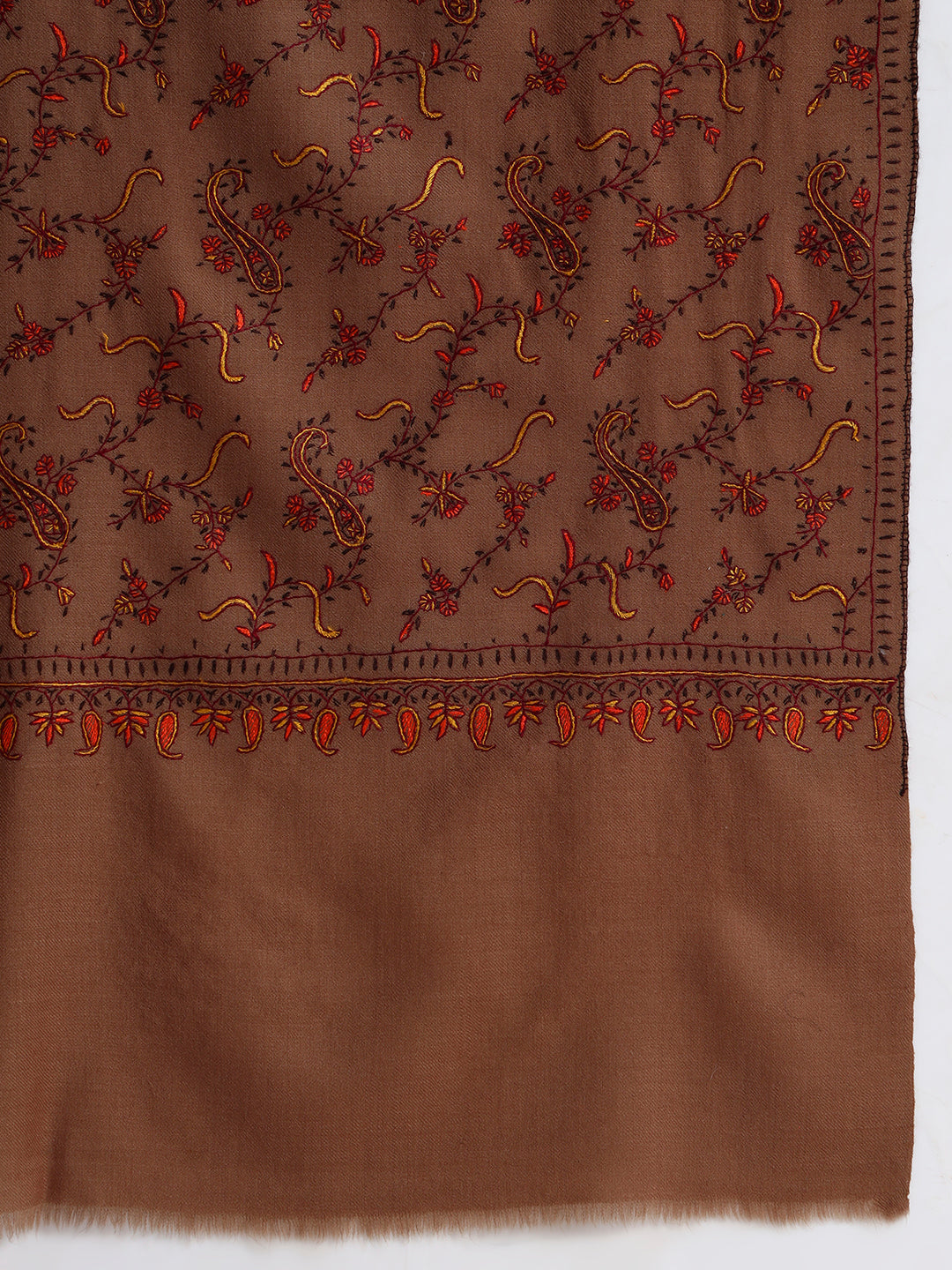Women's Fine Wool Sozni Jaal Shawl