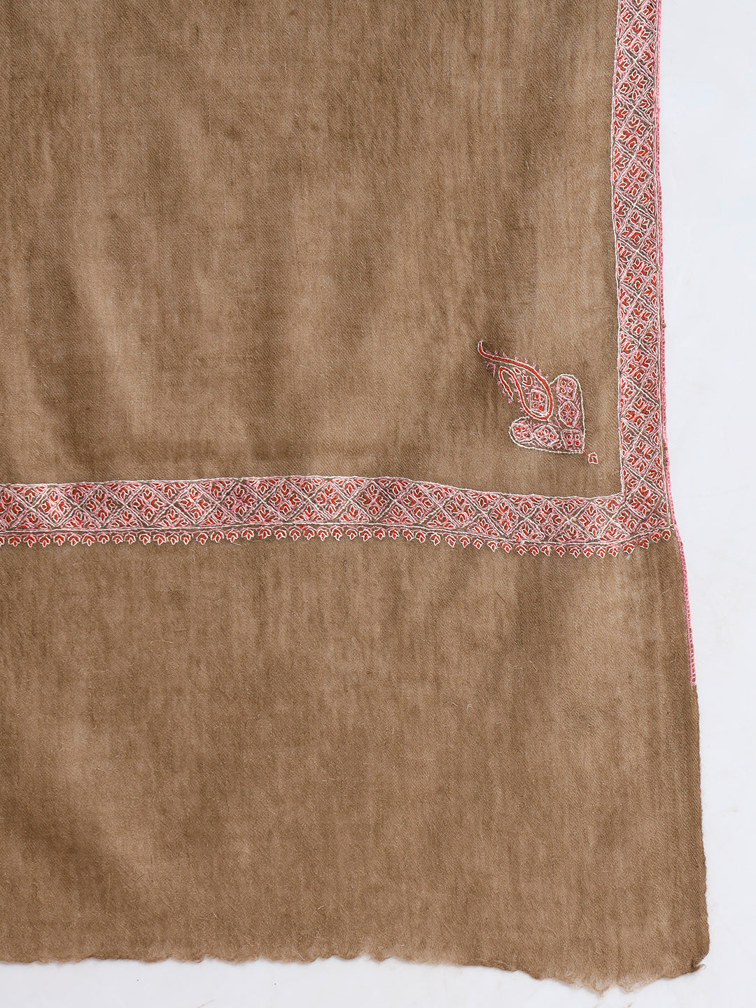 Women's Handcrafted Pashmina Sozni Hashidaar Stole