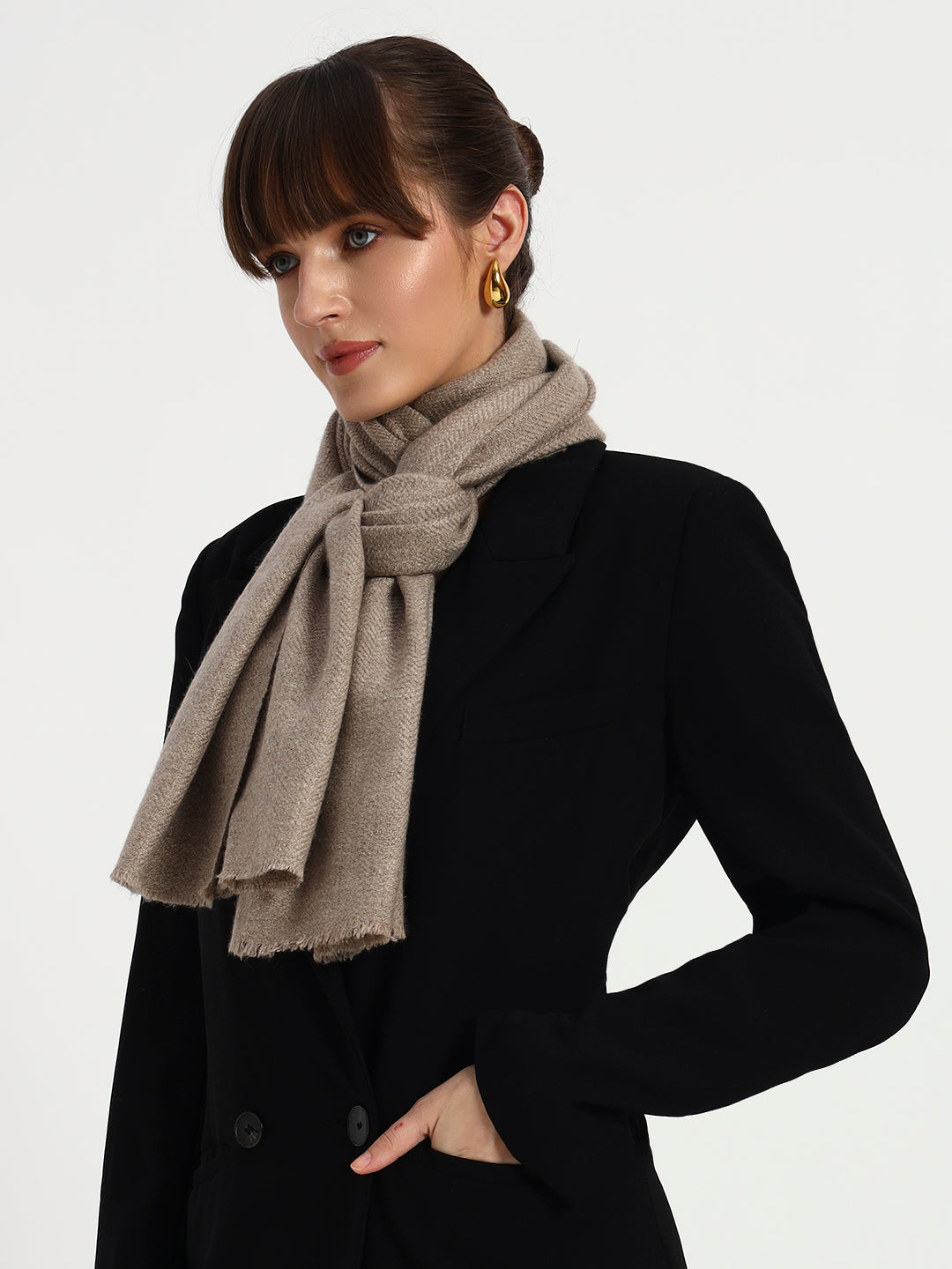 Women's Handcrafted Pashmina 4 Ply Scarf