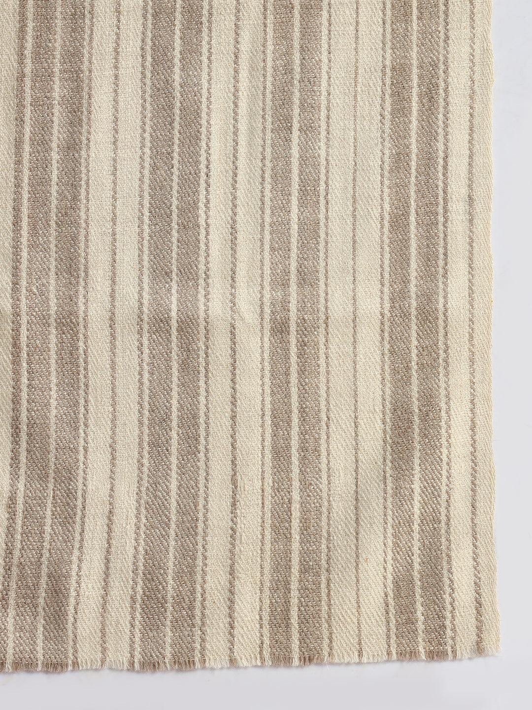 Handcrafted 4-Ply Striped Pashmina Scarf