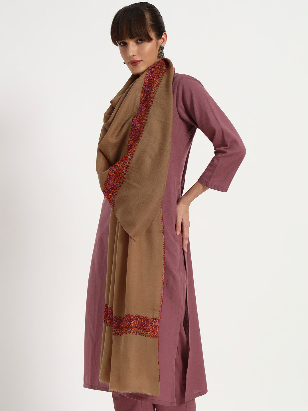 Women's Sozni Palladaar Fine Wool Stole