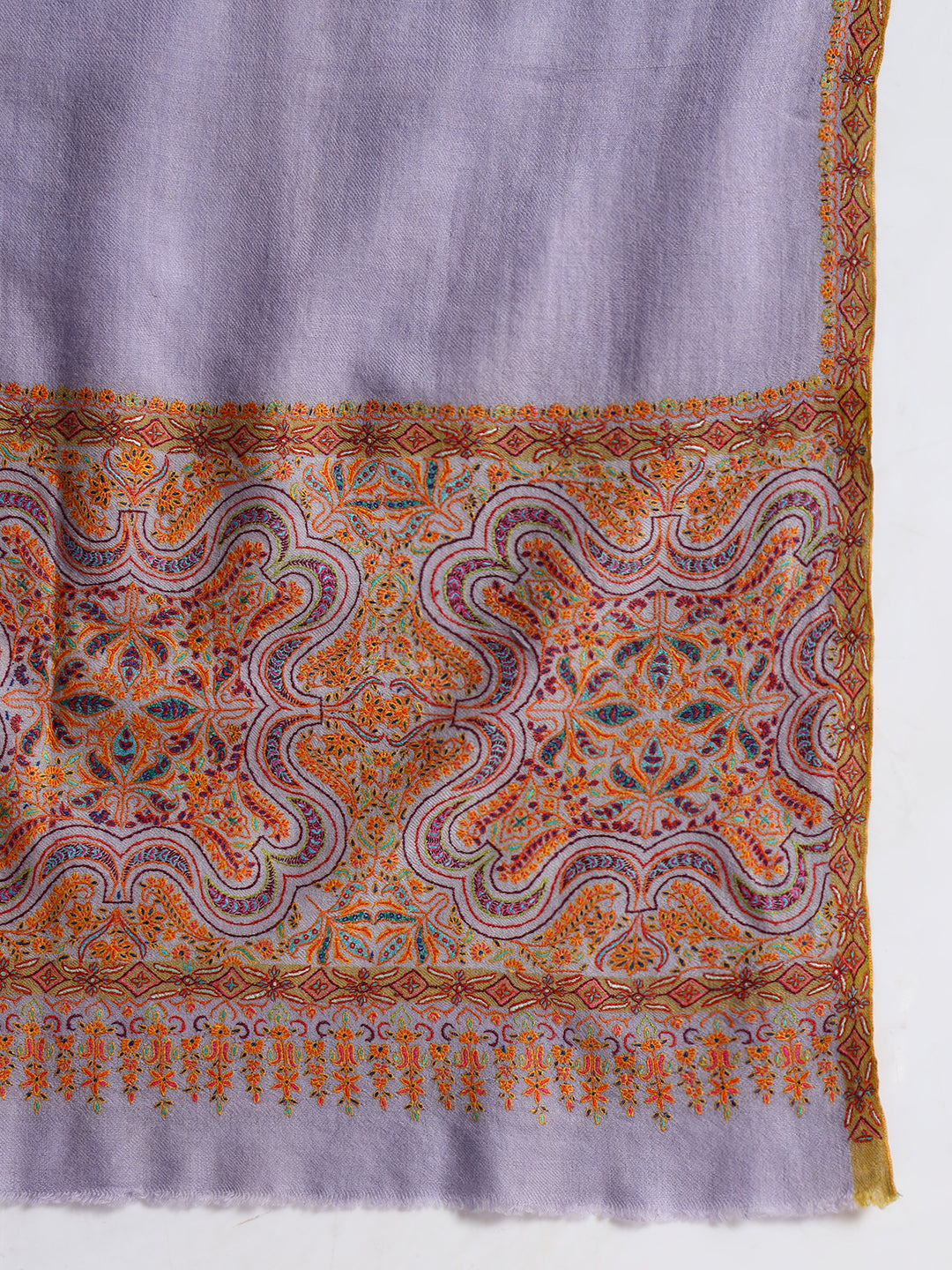 Handcrafted Pashmina Sozni Palladaar Stole