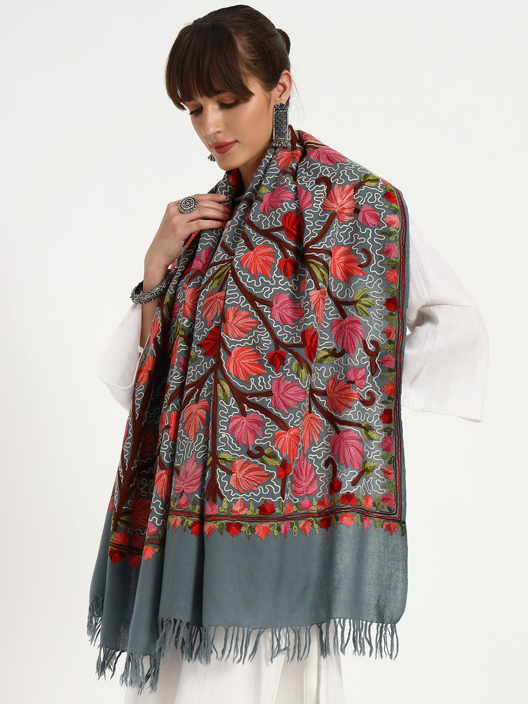 Women’s Wool Ari Jamawar Stole