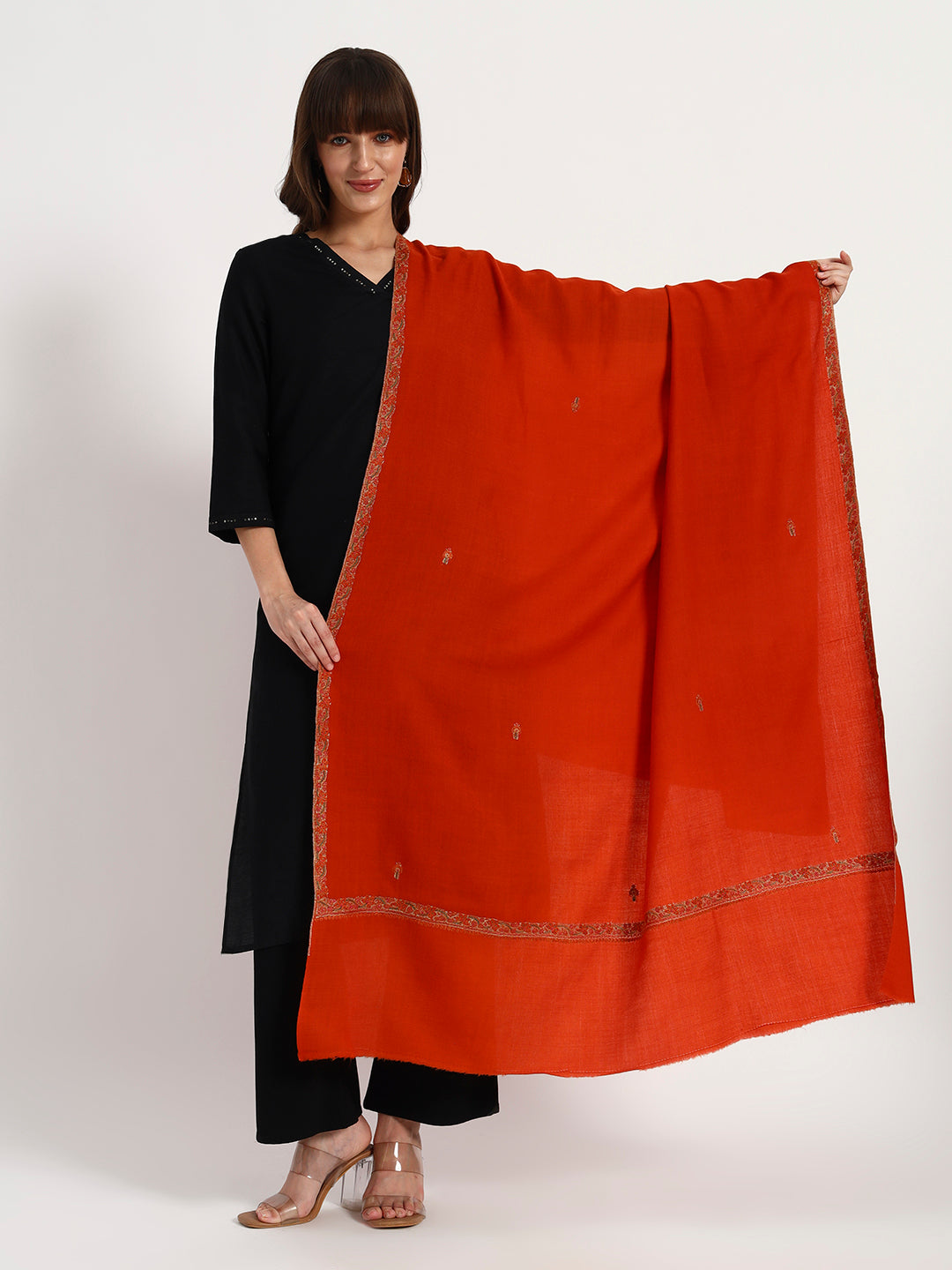 Women's Sozni Hashidaar Shawl