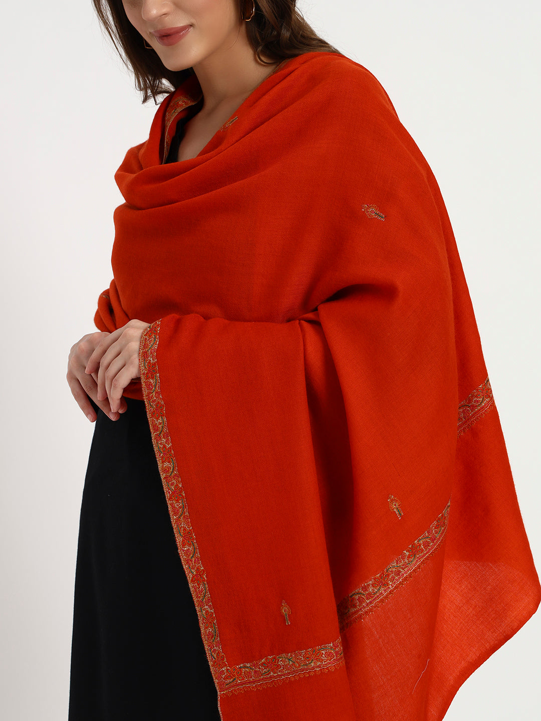 Women's Sozni Hashidaar Shawl