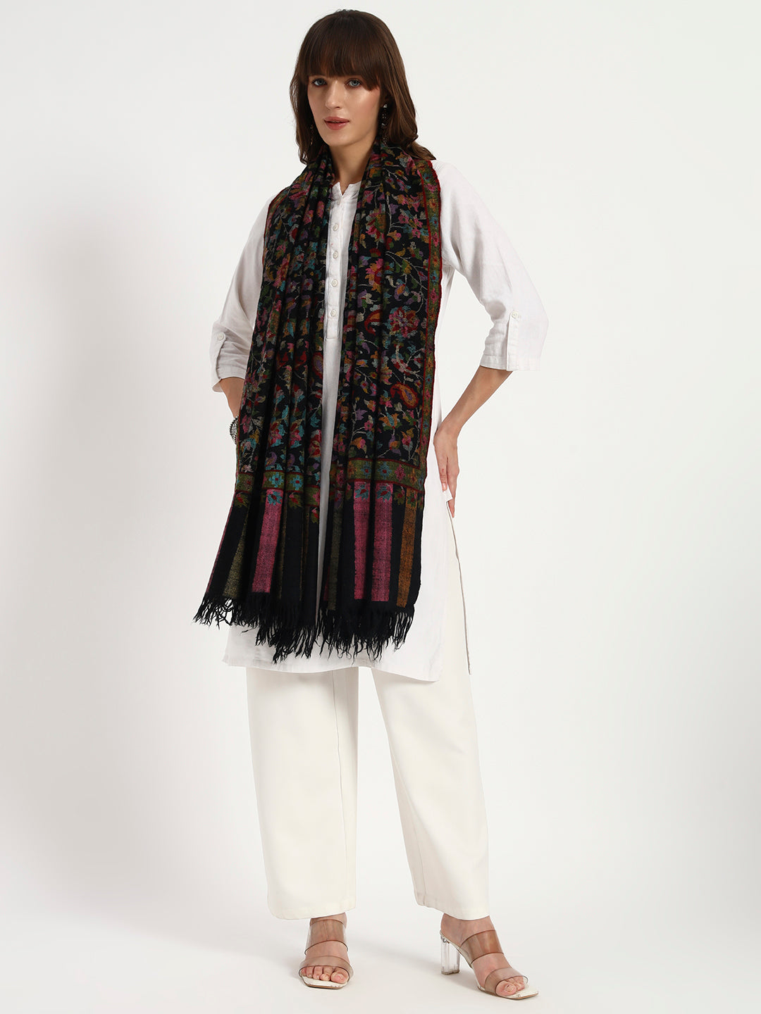 Kani Jamawar Handcrafted Pashmina Shawl