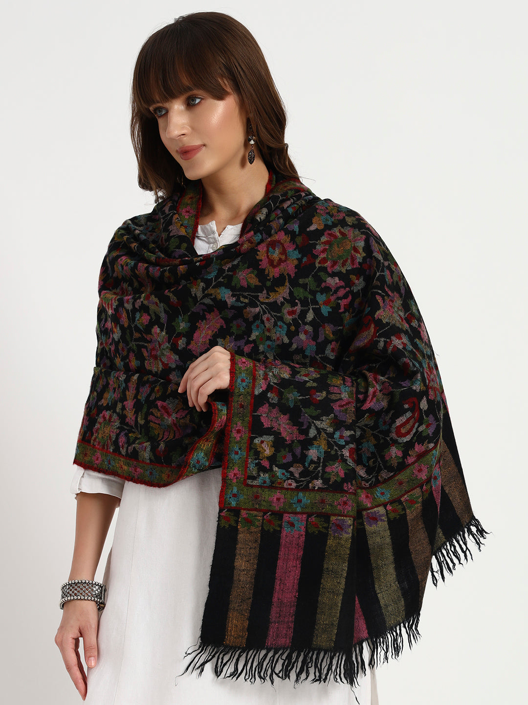 Kani Jamawar Handcrafted Pashmina Shawl