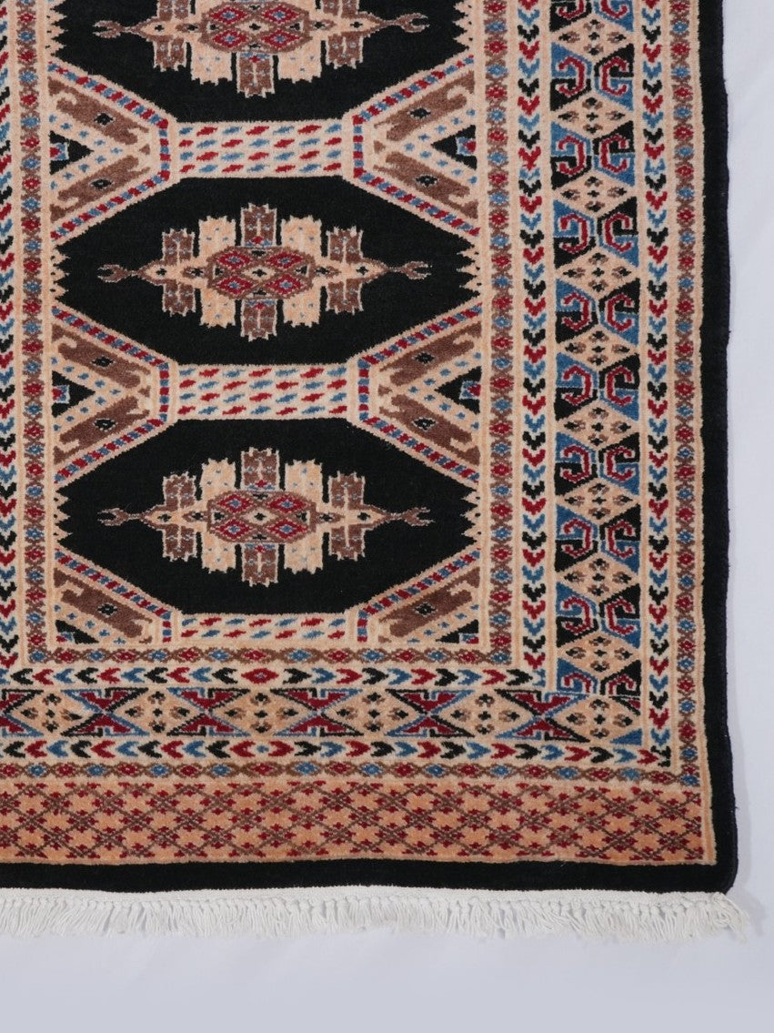 Hand-knotted Bukhara Carpet Rug