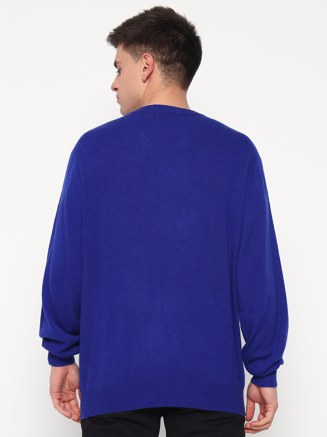 Men's Cashmere Round Sweater