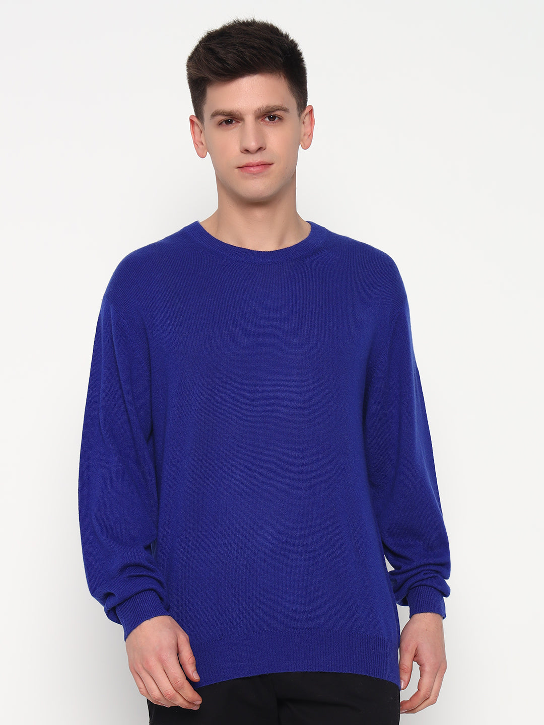 Men's Cashmere Round Sweater