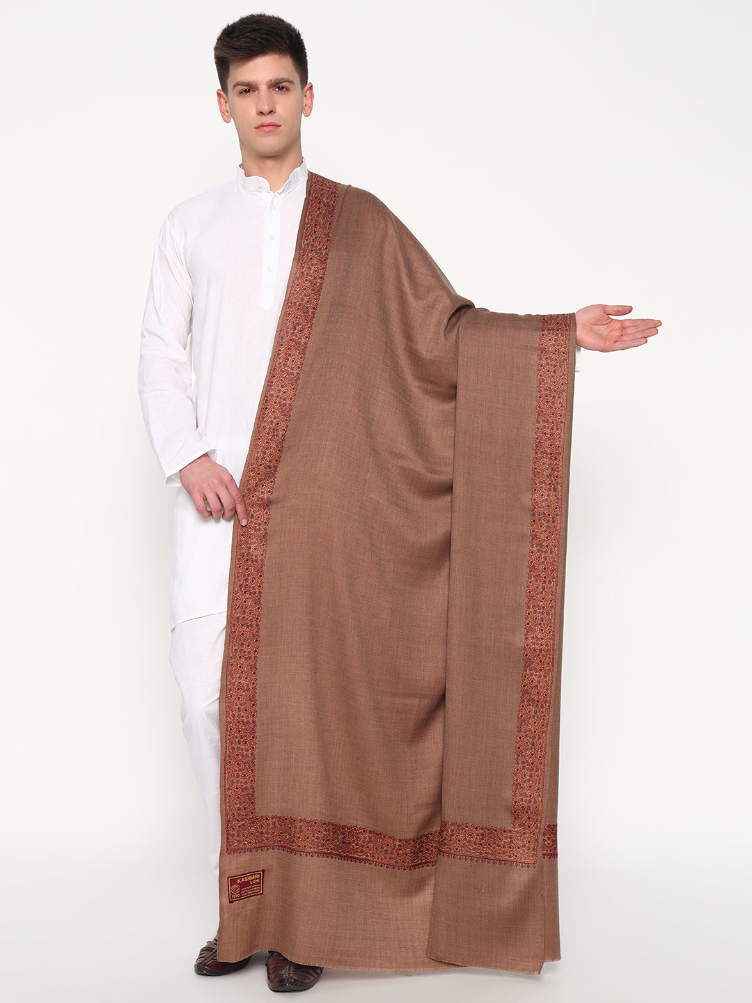 Men's Sozni Needlework Merino Shawl