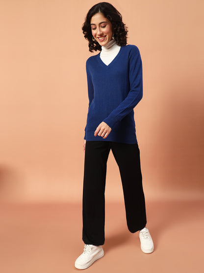 Women's V-Neck Cashmere Sweater