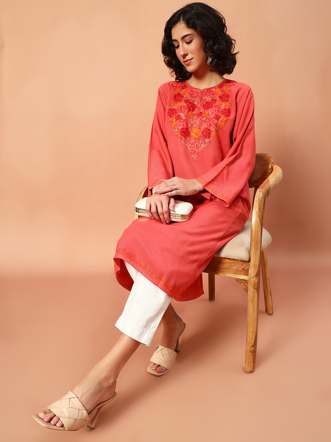 Women's Kashmiri Kurti Phiran