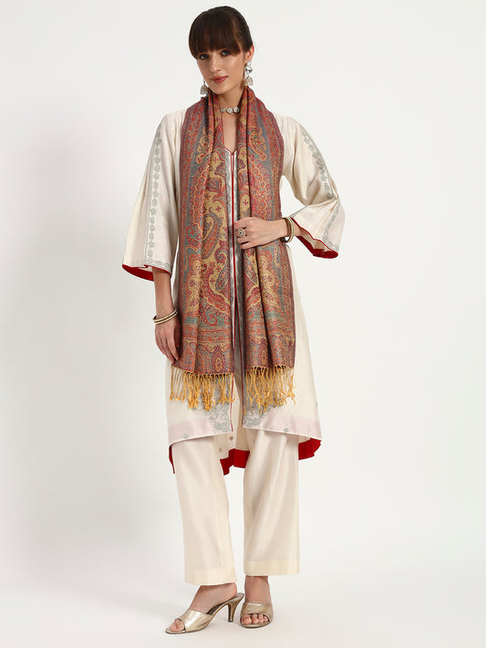 Women's reversible silk stole