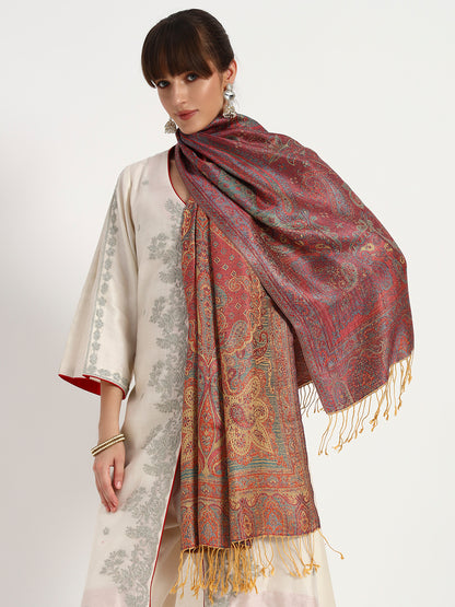 Women's reversible silk stole