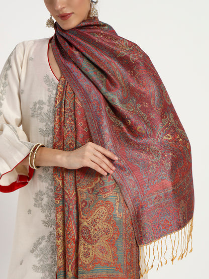 Women's reversible silk stole