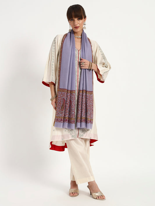 Women's Handcrafted Sozni Palladaar Pashmina Stole