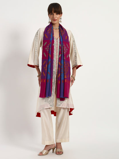 Women's Handcrafted Pashmina Sozni Stole