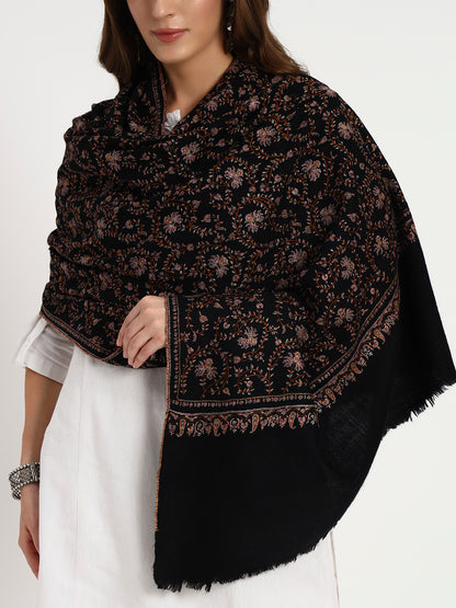 Handcrafted Pashmina Sozni Jaal Shawl for Women