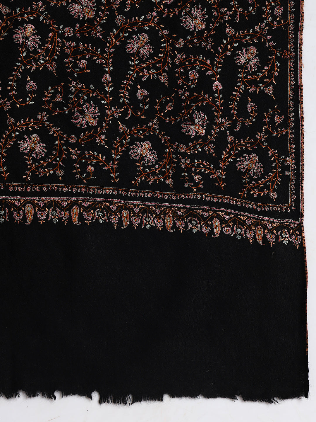 Handcrafted Pashmina Sozni Jaal Shawl for Women