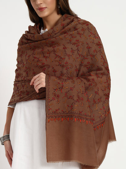 Women's Fine Wool Sozni Jaal Shawl