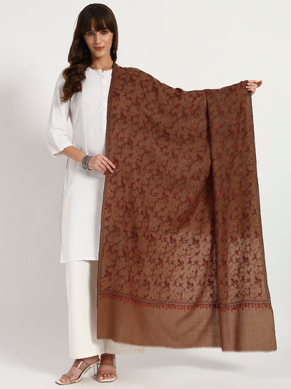 Women's Fine Wool Sozni Jaal Shawl