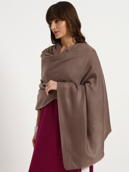 Handcrafted Pashmina Plain Shawl – 100% Pure Pashmina | Minimalist Luxury from Kashmir