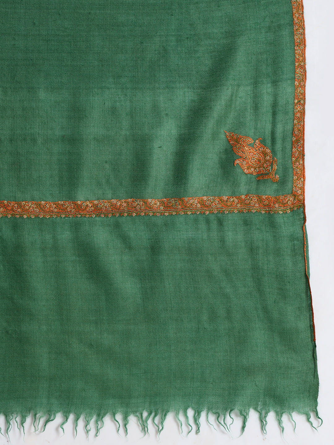 Women's handcrafted Pashmina Sozni Hashidaar Shawl