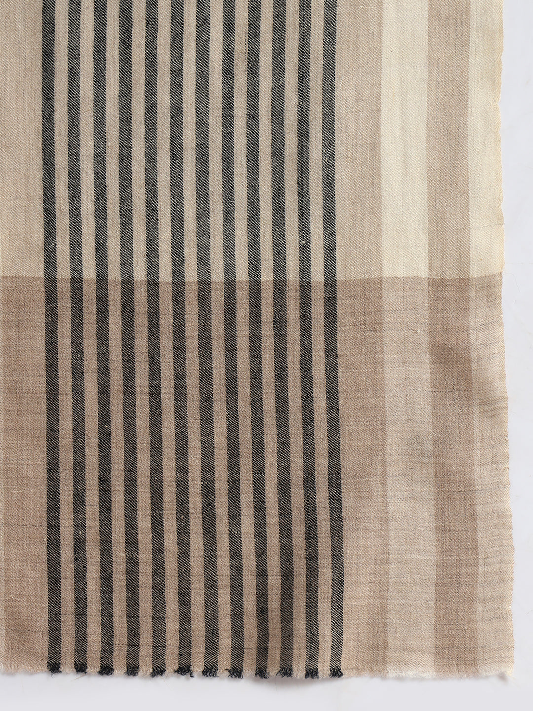 Handcrafted Pashmina Check Shawl