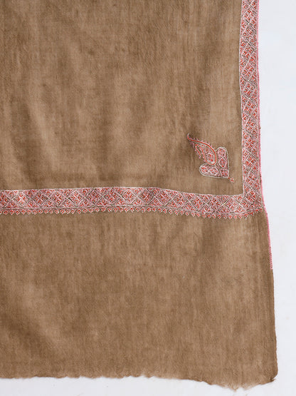 Women's Handcrafted Pashmina Sozni Hashidaar Stole