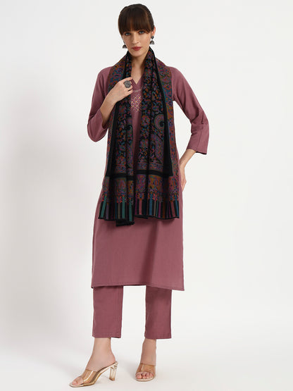 Women's Elegant Wool Kani Jamawar Stole