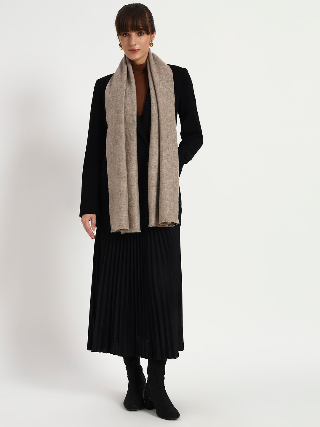 Women's Handcrafted Pashmina 4 Ply Scarf