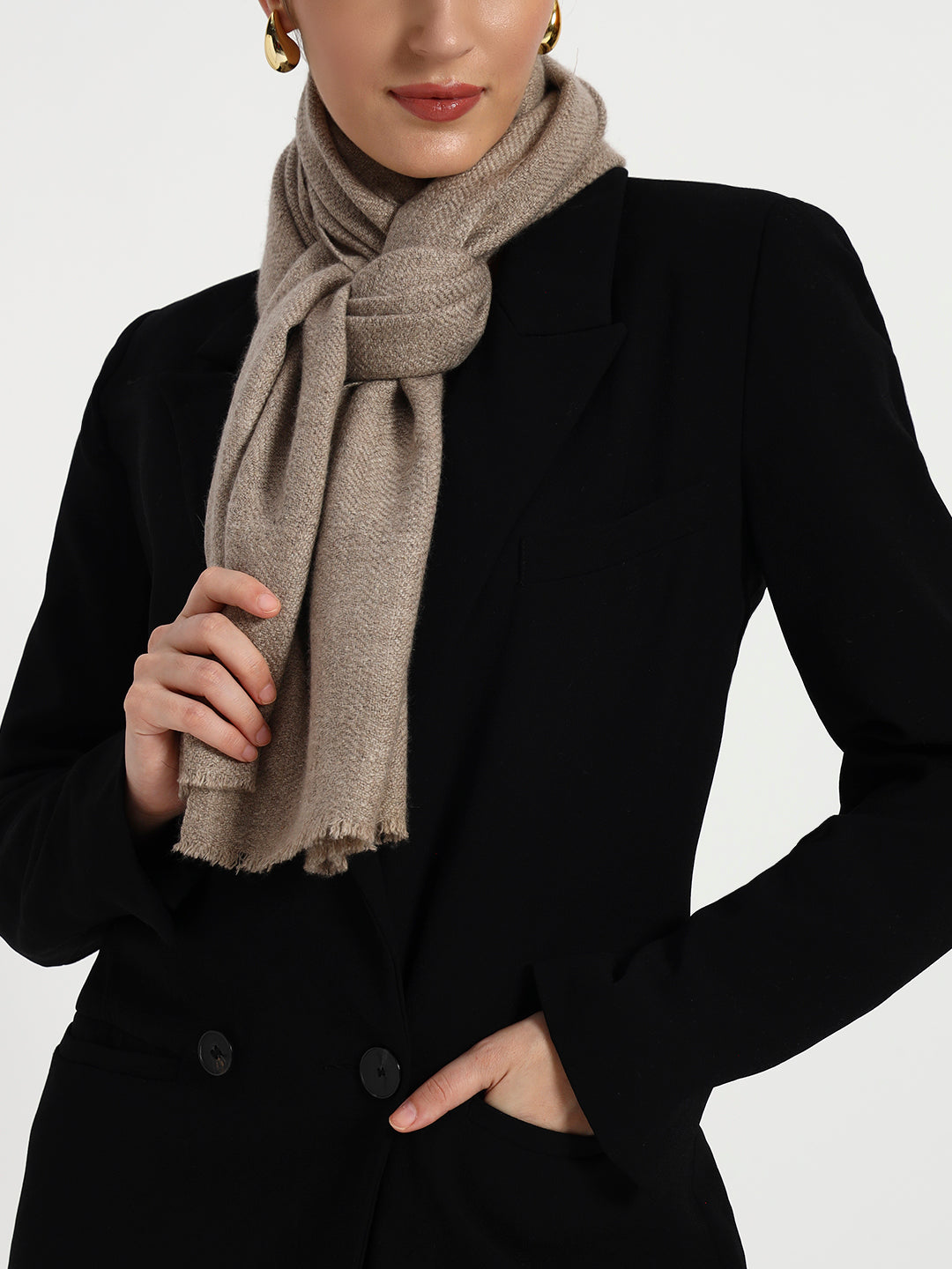 Women's Handcrafted Pashmina 4 Ply Scarf