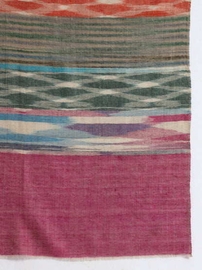 Handcrafted Pashmina Stripe & Diamond Stole