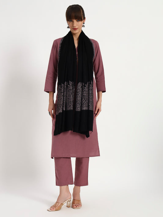 Women's Handcrafted Pashmina Sozni Palladaar Stole