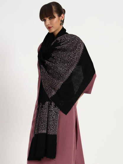 Women's Handcrafted Pashmina Sozni Palladaar Stole