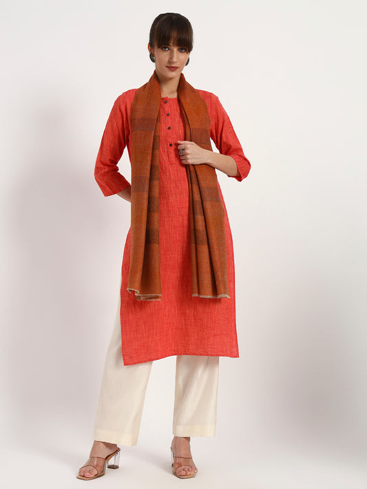 Handcrafted Pashmina Reversible Stripe Stole