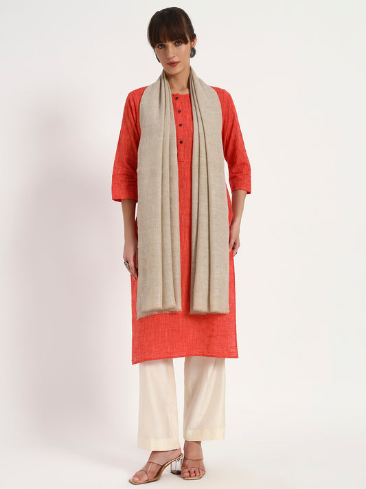 Handcrafted Plain Pashmina Stole