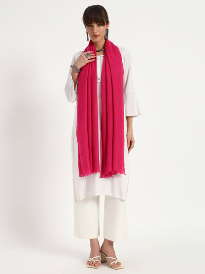 Women's Knitted Wool Blend Stole