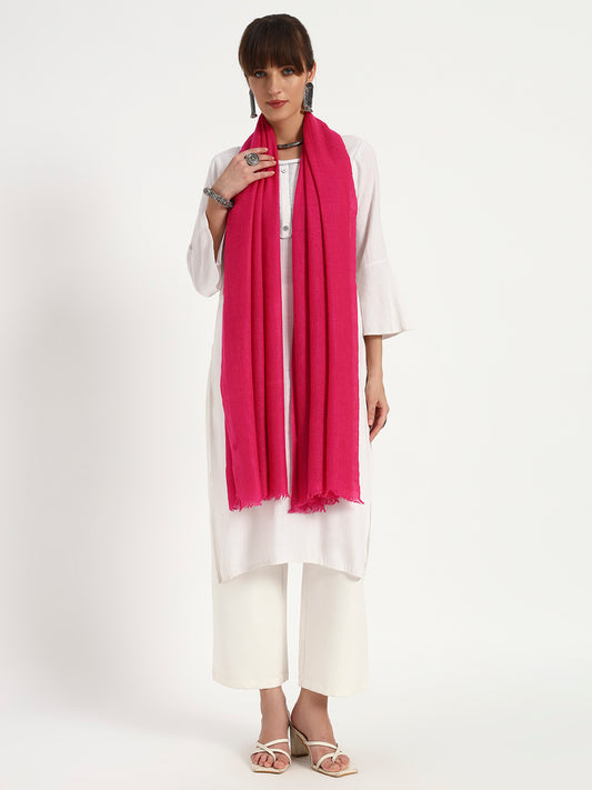 Women's Knitted Wool Blend Stole
