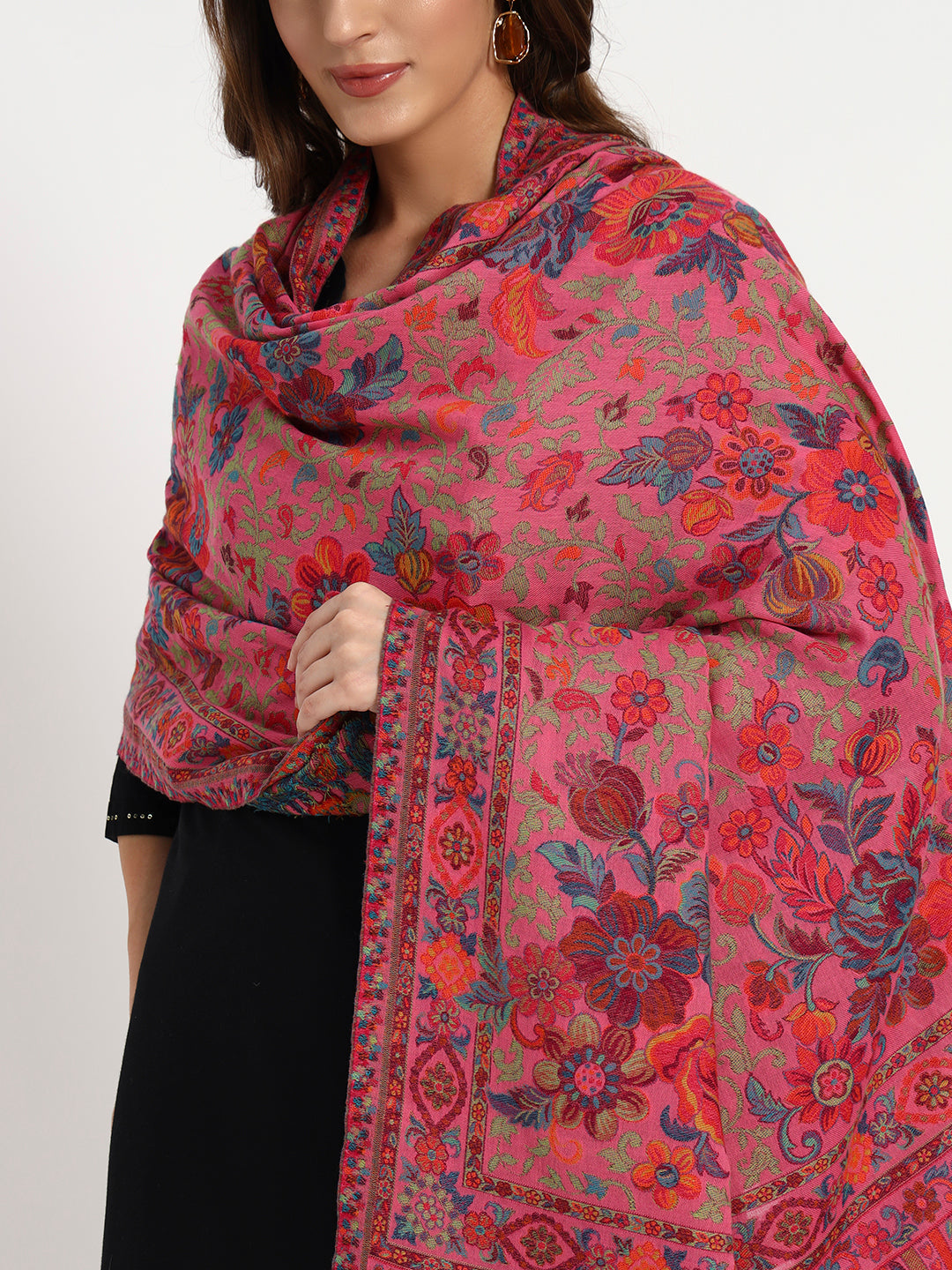 Women’s Kani Jamawar Shawl | Timeless Elegance in 100% Fine Wool