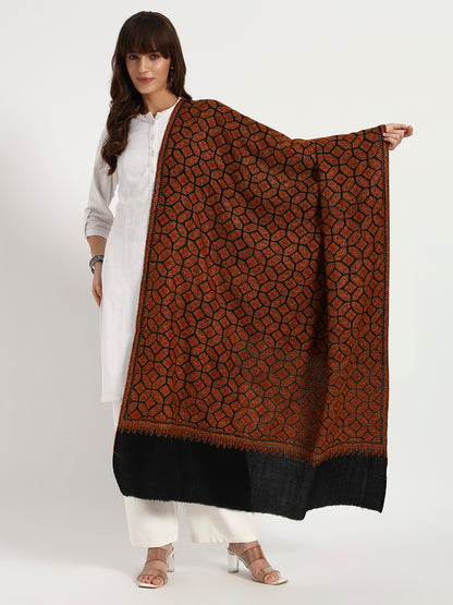 Women’s Sozni Jamawar Hand Embroidered Shawl
