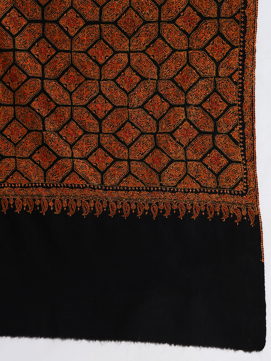 Women’s Sozni Jamawar Hand Embroidered Shawl