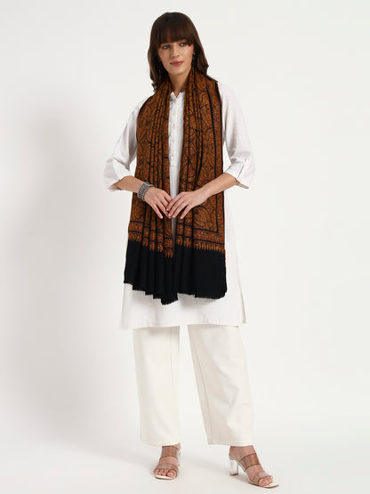 Women’s Sozni Jamawar Hand Embroidered Shawl