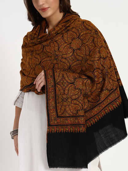 Women’s Sozni Jamawar Hand Embroidered Shawl