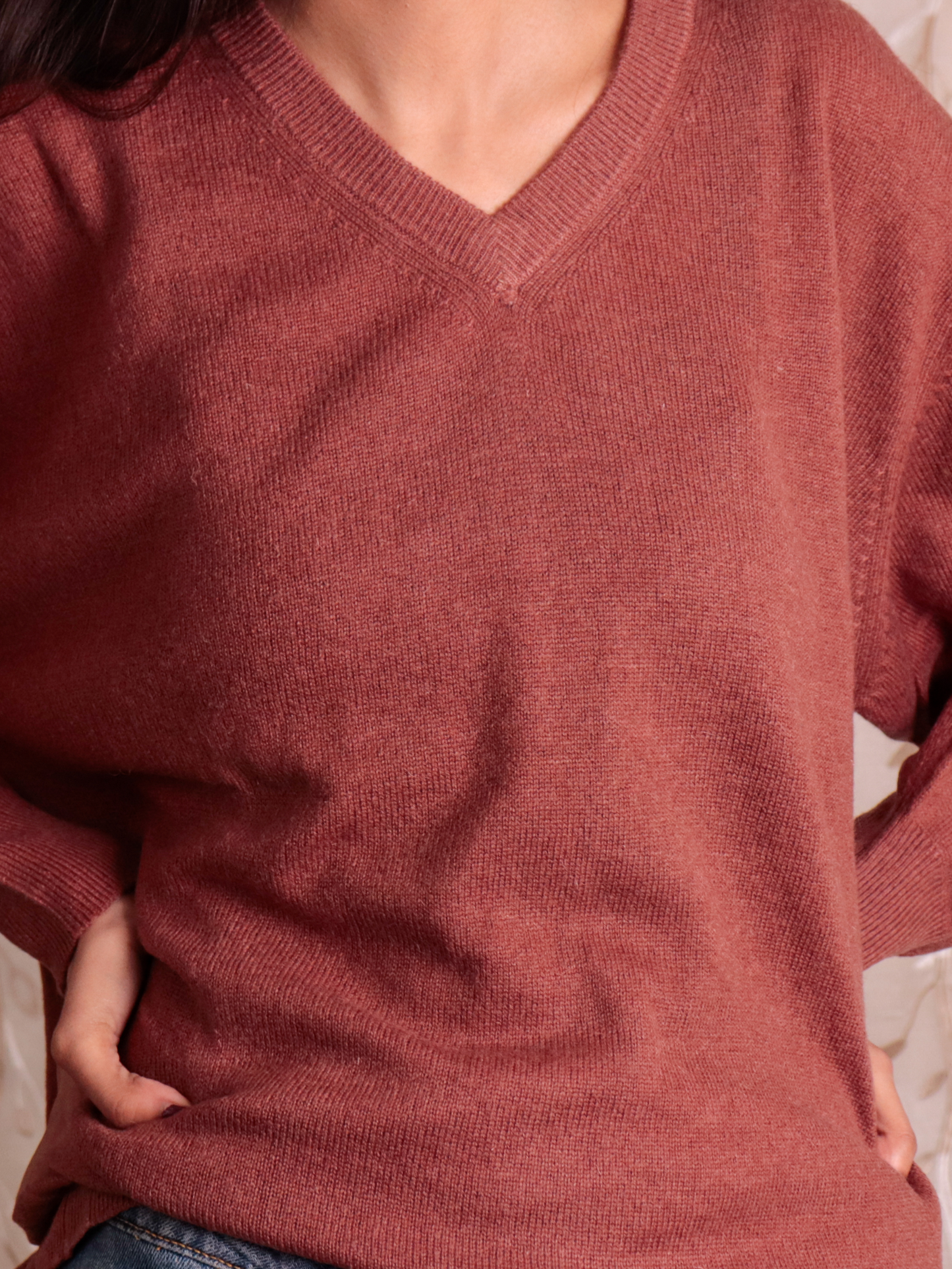 Women's V-Neck Cashmere Sweater