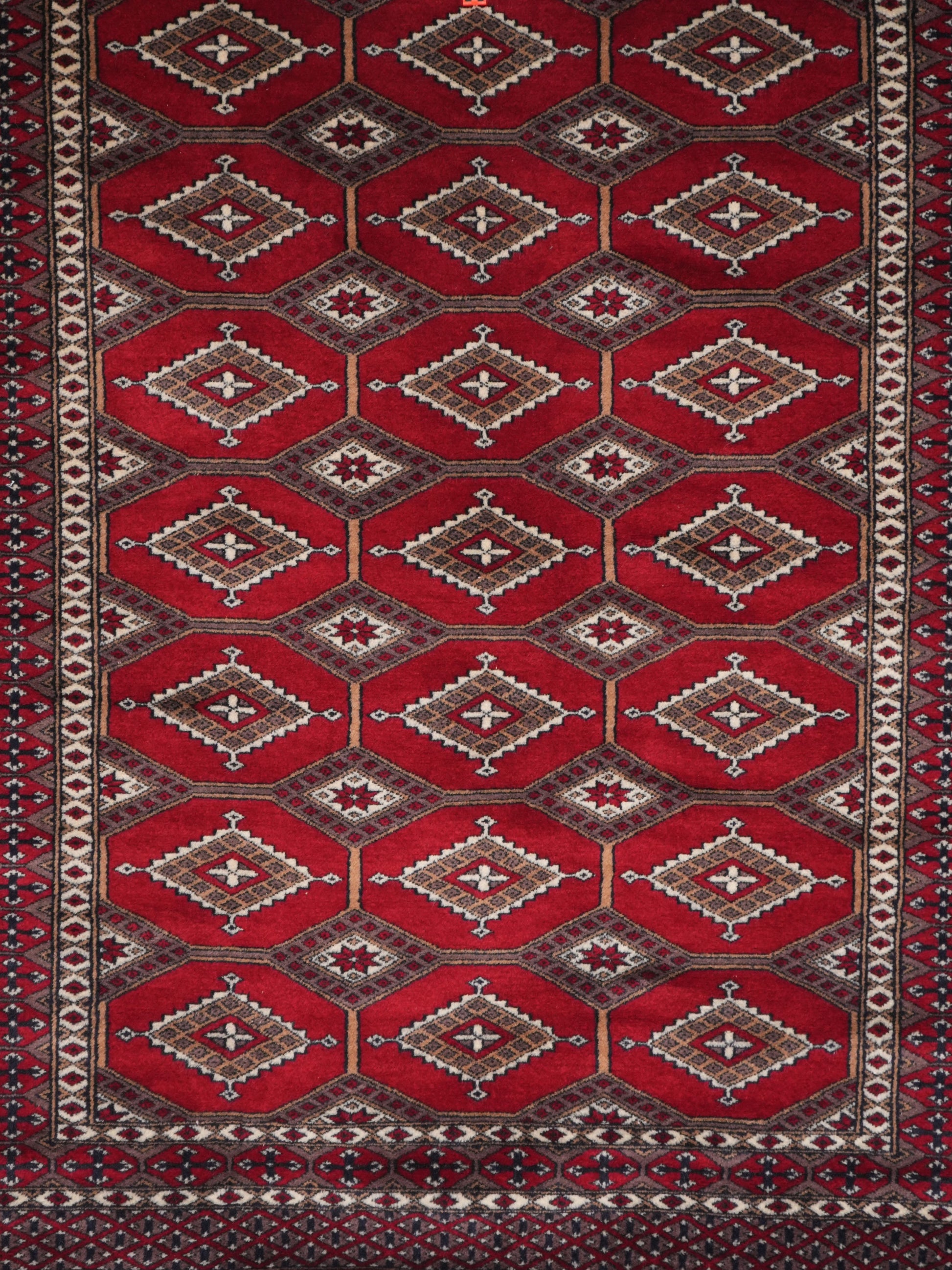 Hand-knotted Bukhara Carpet Rug