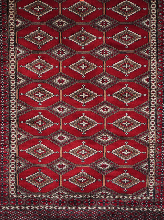 Hand-knotted Bukhara Carpet Rug