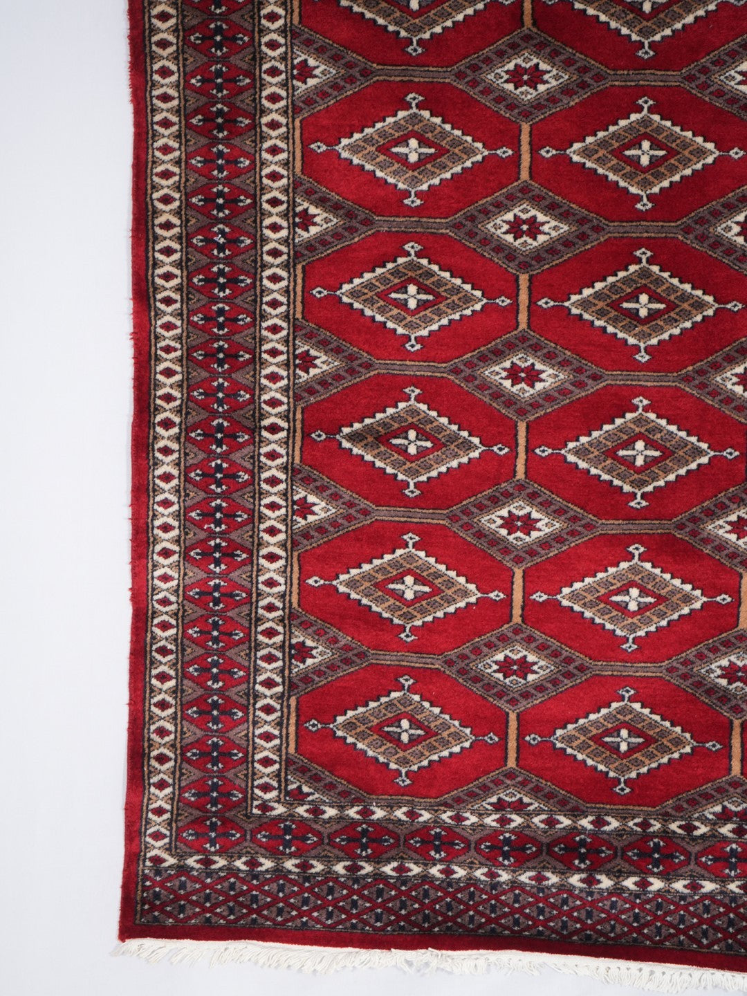 Hand-knotted Bukhara Carpet Rug